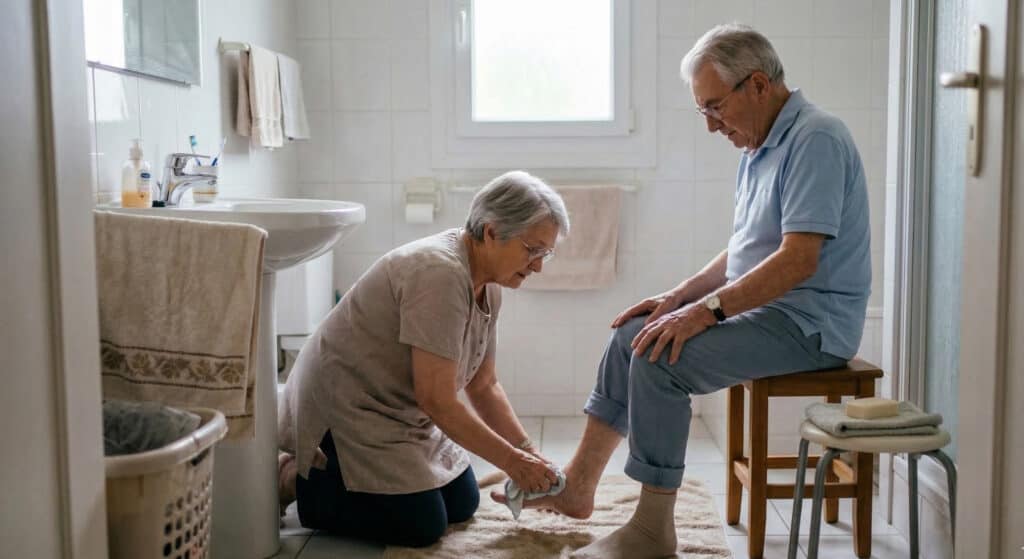 alzheimer refuse qu'on le voit nu